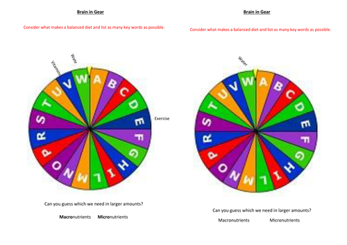 Edexcel New Spec GCSE PE: Diet