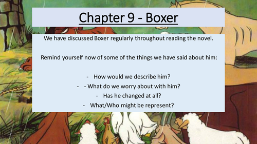 Animal Farm' lessons on final chapters 9 and 10 | Teaching Resources