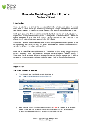 Computer modelling OCR PAG 10 in association with SAPS