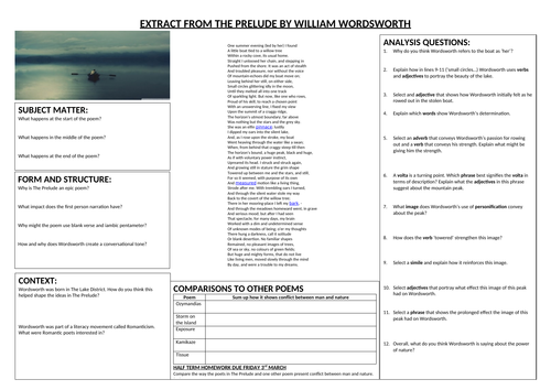 Prelude Worksheet - Power and Conflict