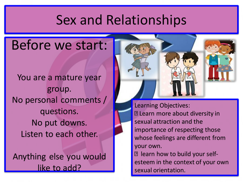 PSHE - Homosexuality and Heterosexuality