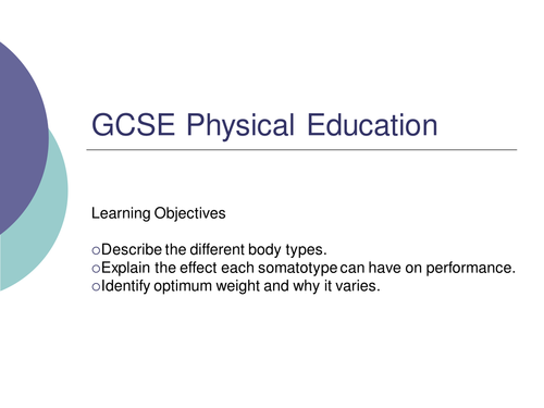 GCSE PE - Somatotypes