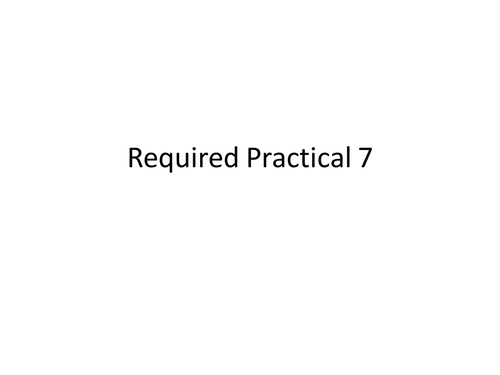 AQA New GCSE Required Practical 7- Reaction time