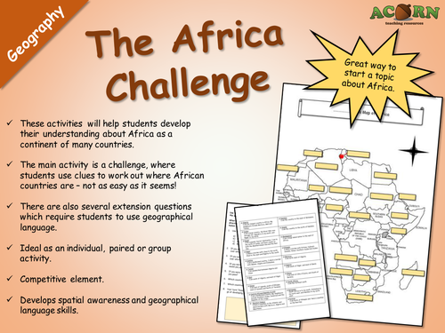 Geography - The Africa Challenge