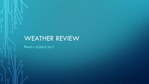 Weather Review Game!