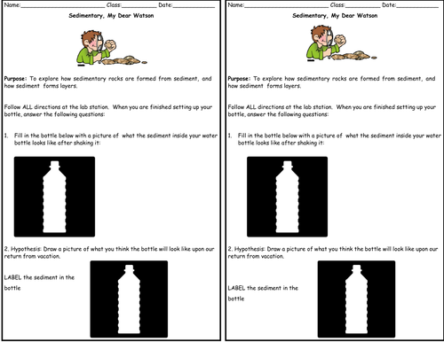 Sedimentary, My Dear Watson: Make Sedimentary Rocks and Get Sedimental!