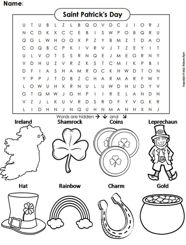 St. Patrick's Day Word Search