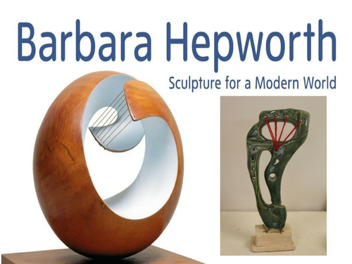 Sculpture in the style of Hepworth