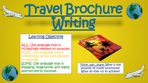 travel brochures ks2