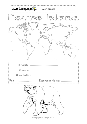 French - Individual information sheets - endangered species