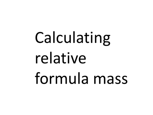 revision for C2 AQA GCSE chemistry - exam calculations