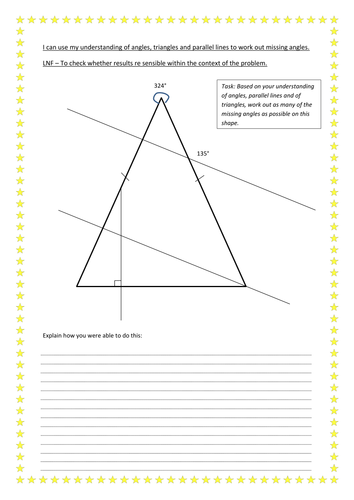 Angles investigation