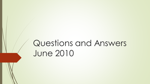 OCR computing/computer science questions and answers - June 2010