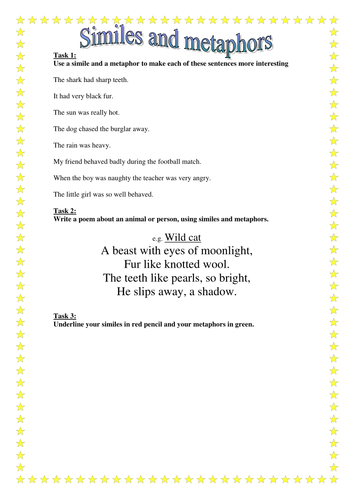 simile poems about friends