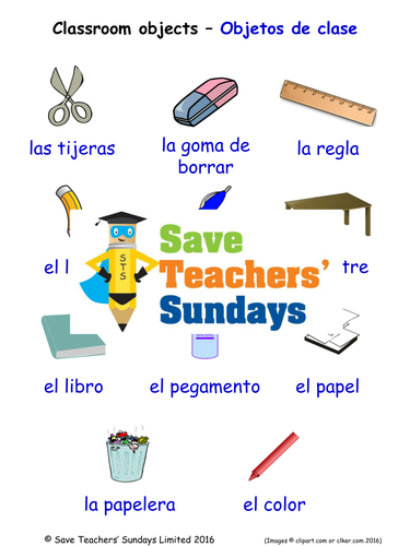 classroom-objects-spanish-classroom-objects-english-worksheets-for