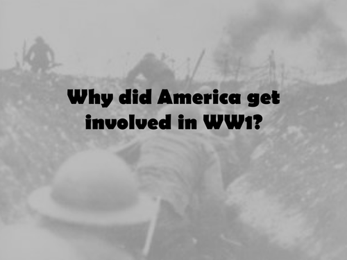 USA and WW1