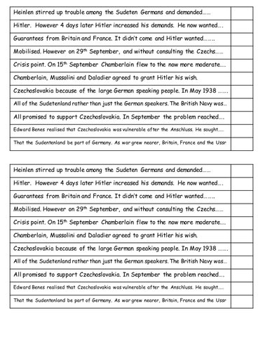 Activities to teach Hitler's foreign policy inc SMART board games