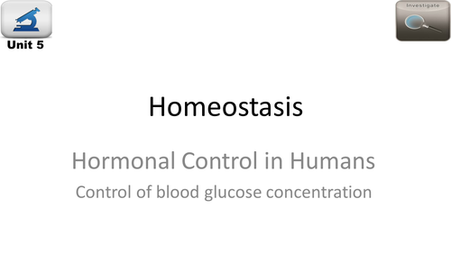 AQA Biology 4.5 - L8 Insulin and Diabetes