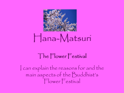 Buddhist Flower Festival: Hana-Matsuri