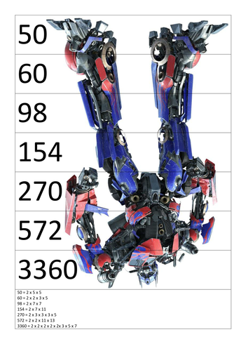 Product of Prime Factors - Relay Race