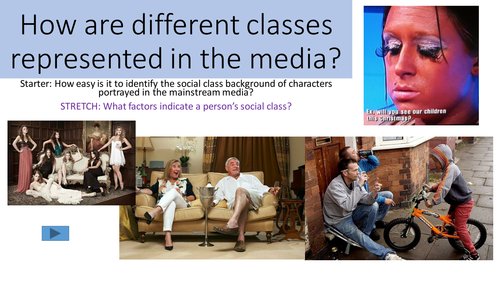 Representation of class in the media - OCR