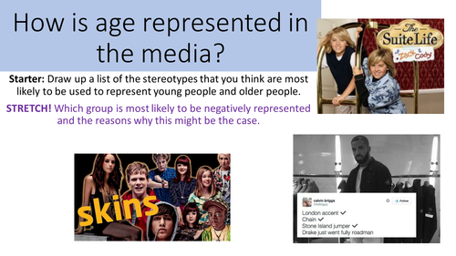 Representation of age in the media - OCR