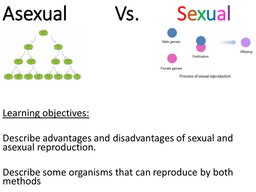 Asexual and sexual species. Malaria, fungi & plants 2018 AQA Biology spec