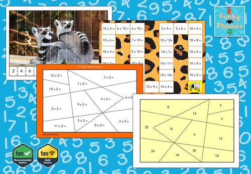 Multiplication activities for 2s, 5s and 10s - Safari Maths