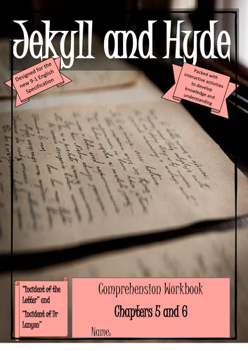Jekyll and Hyde comprehension and revision booklet - chapters 5 and 6