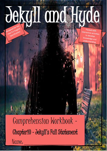 Jekyll and Hyde comprehension and revision booklet - chapter 10