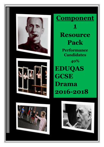 EDUQAS/ WJEC Drama Component 1 Student Pack GCSE (New Spec)