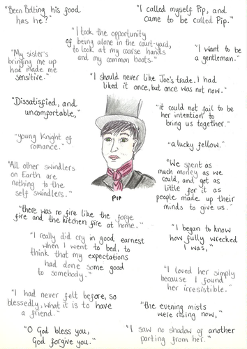 Great Expectations Key Quotations Posters