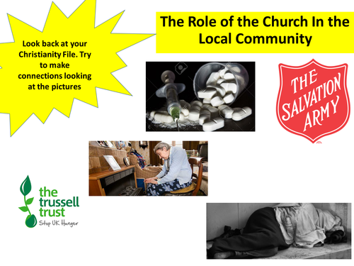 AQA Religious Studies New 9-1 GCSE Lesson The Church & The Local Community