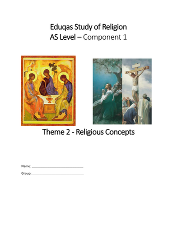 Eduqas AS Religious Studies: Component 1 Theme 2 - Religious Concepts