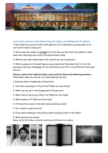 Activities for Art trip