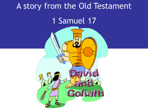 David and Goliath Story PowerPoint: Infants/Middle