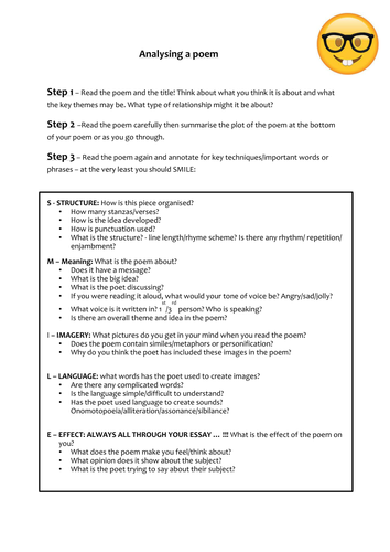 Step-by-step guide on responding to unseen poetry