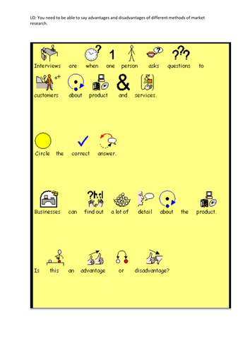 Market Research (supported by widgit)
