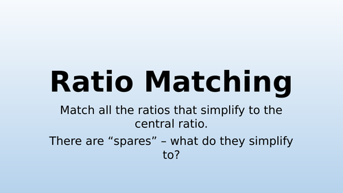 Ratio Matching