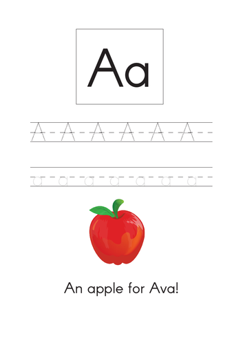 A-Z Letter Practice