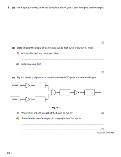 Physics Worksheets