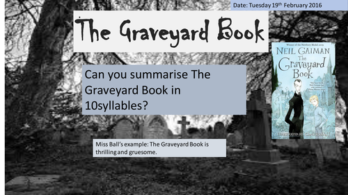 The Graveyard Book - peefwes and recap chapter 1-3