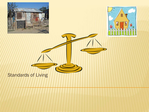 Developed and Developing Economies: Standards of Living