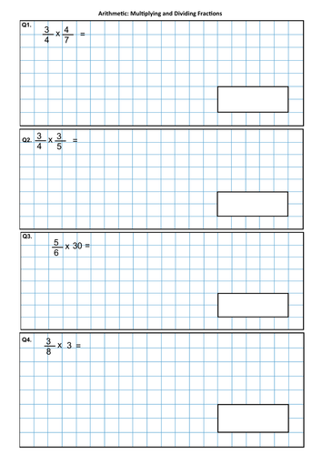 KS2 Maths Arithmetic SAT practice questions: multiplying and dividing ...