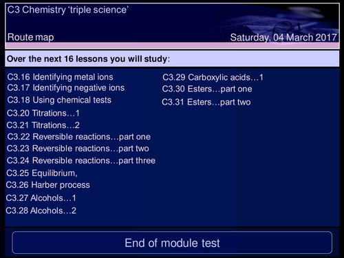 AQA Triple Science C3 part two