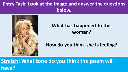 New AQA unseen poetry- Havisham