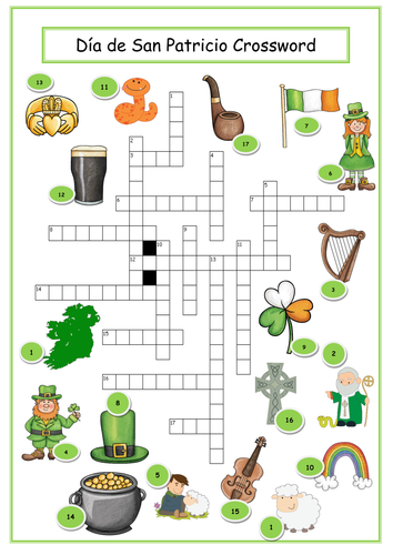 Día de San Patricio - St. Patrick's Day Tasks Spanish