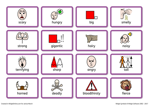 Minotaur, writing and keyword supports SEN, KS1, KS2