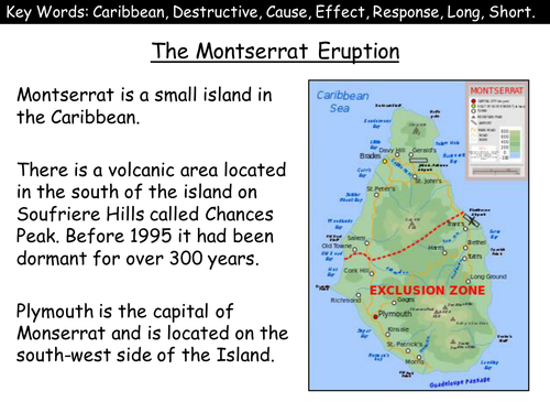 (New AQA) Lesson 6 Volcano Case Study - Montserrat