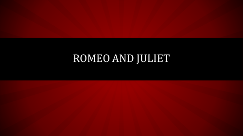Romeo and Juliet - Act 3 scene 2 soliloquy